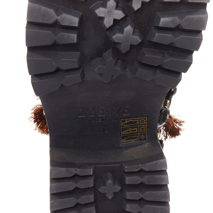 rare LOEWE STUDIO 2023 Sudio Ghibli Howls Moving Castle combat boots E