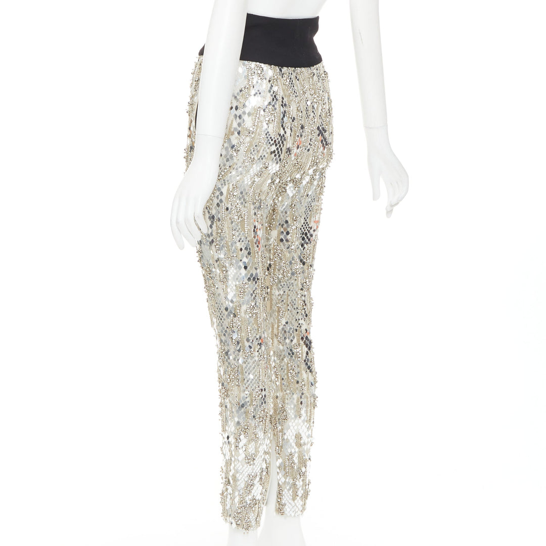 rare ALEXANDRE VAUTHIER COUTURE 2016 Runway Lesage bead crystal sequin pants