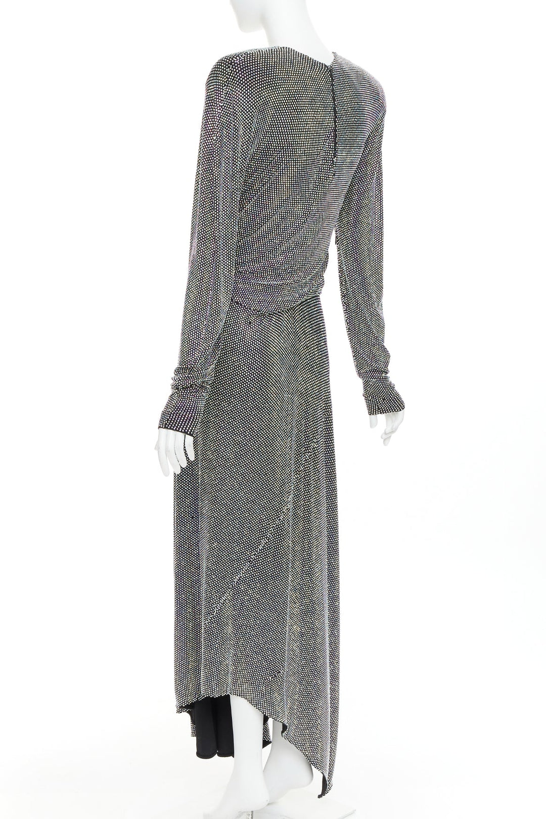 ALEXANDRE VAUTHIER COUTURE SS2021 Runway aurore boreale crystal strass dress