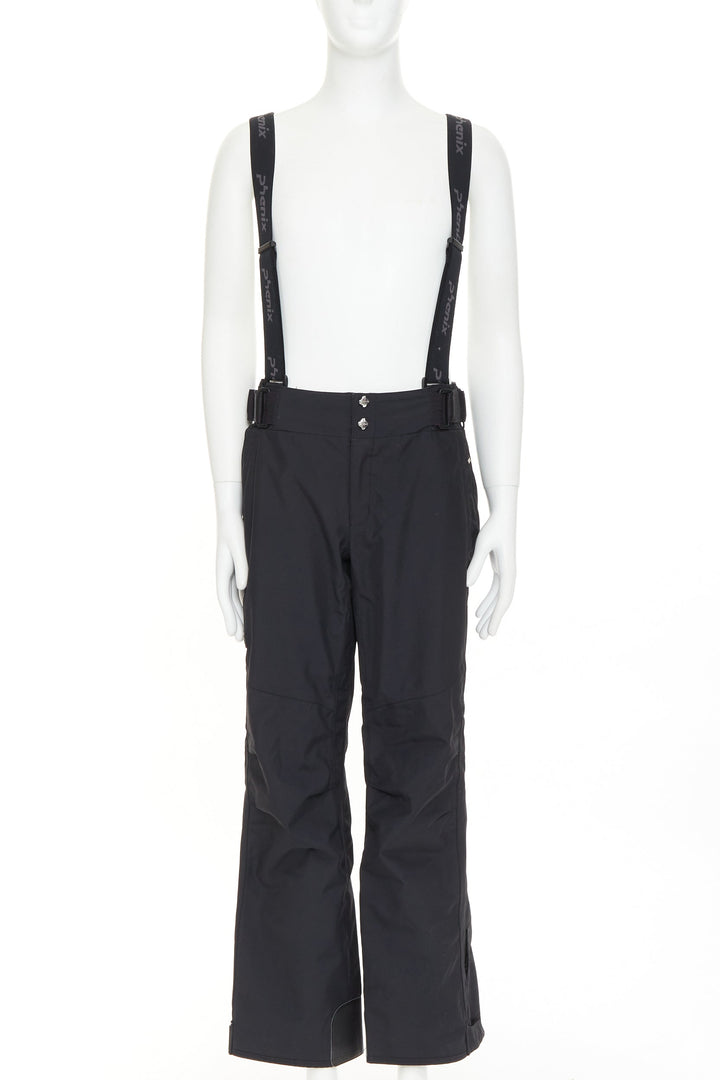 PHENIX black technical suspenders alpine ski pants snow gaiters IT50 L