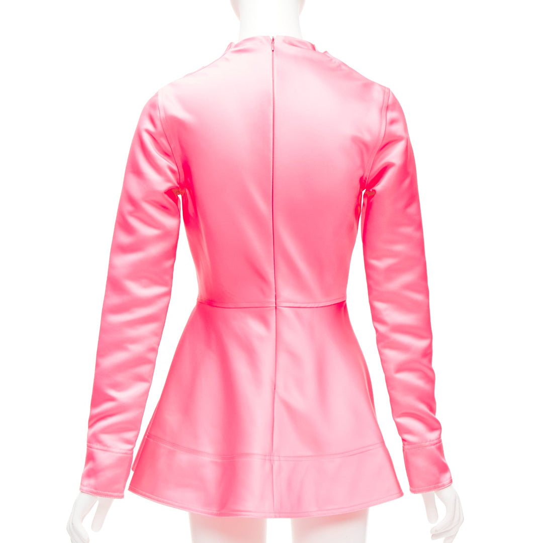 jw anderson pink dress Womens Knotted Waist Longline Dress In Pink