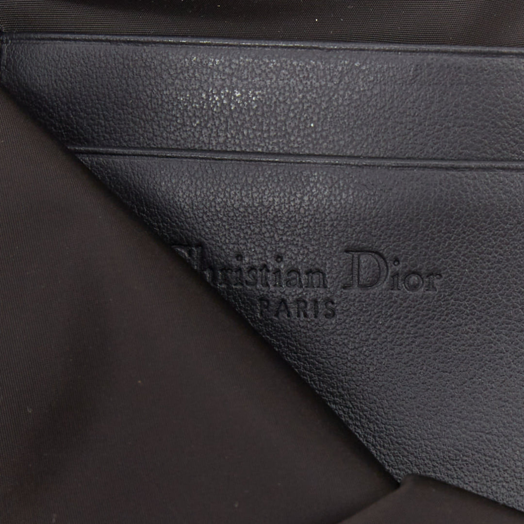 CHRISTIAN DIOR 2021 DiorTravel navy blue white Toile de Jouy technical pouch bag