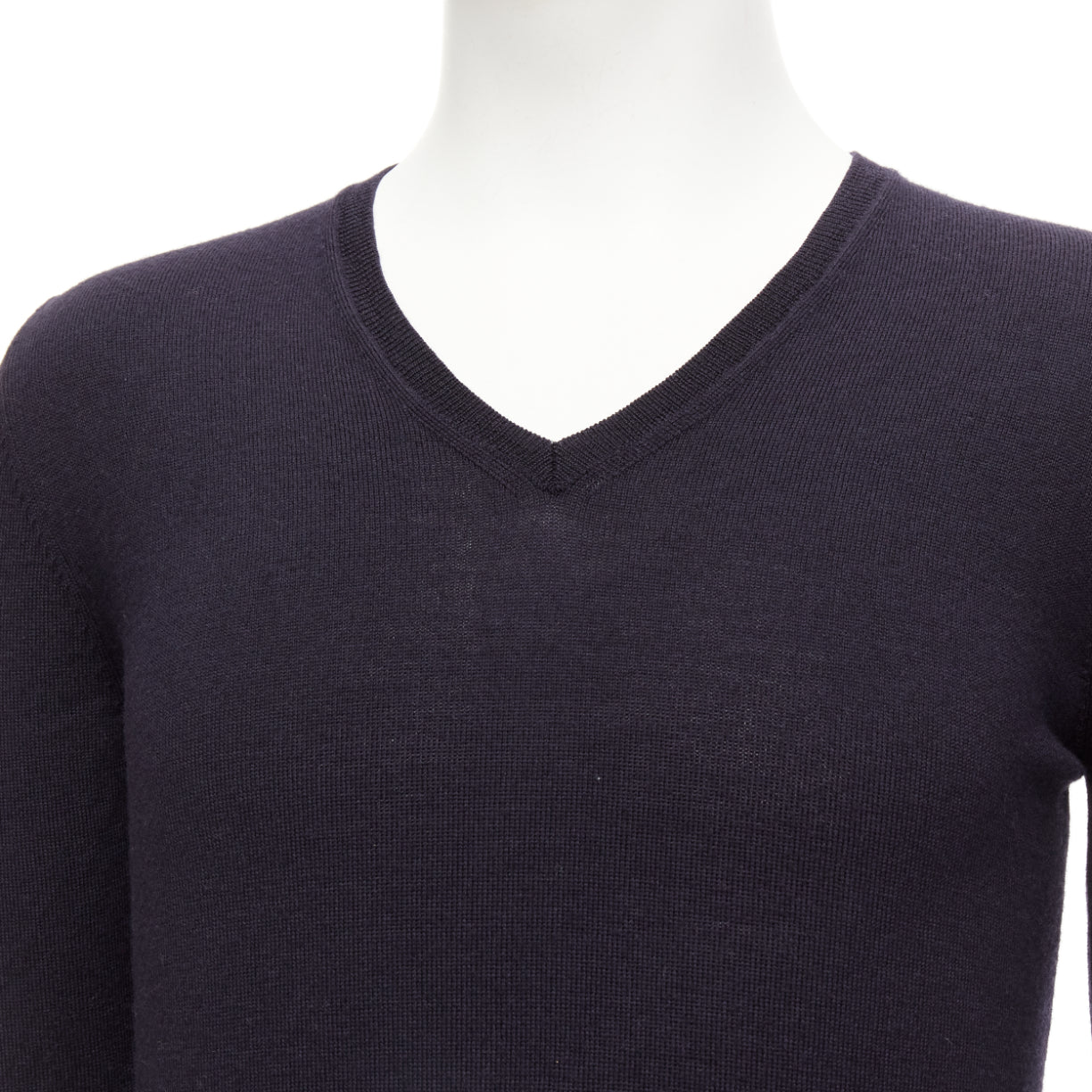 Prada by Miuccia Prada - Navy Women Casual Top | JHROP Preloved Luxury