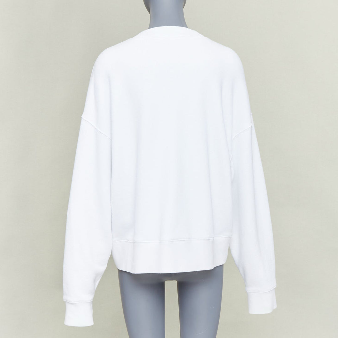 PALM ANGELS 2019 David Sims Photography cotton portrait print sweatshirt XS