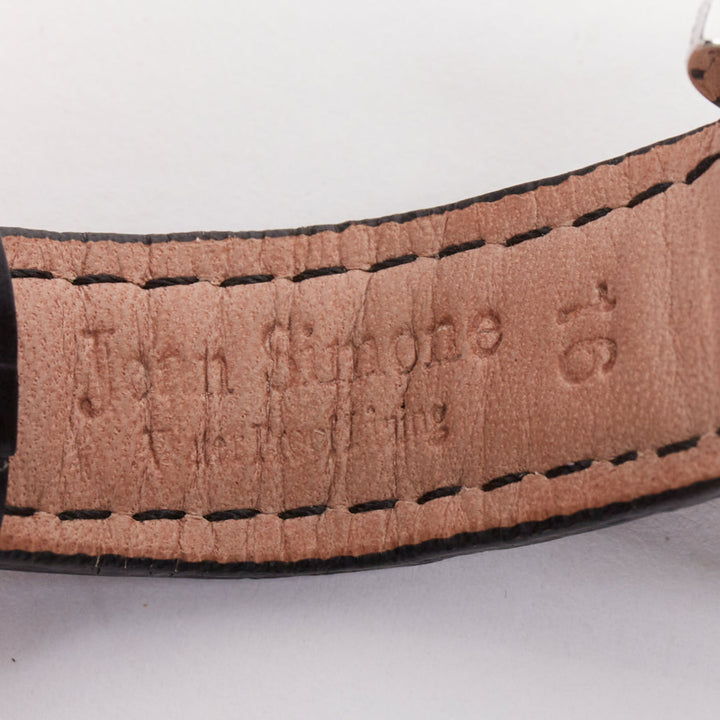 GIRARD PERREGAUX Richeville diamond bezel steel case tonneau quartz watch