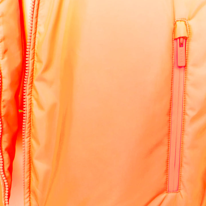 PRADA 2018 Linea Rossa Primaloft neon orange puffer M Kanye West