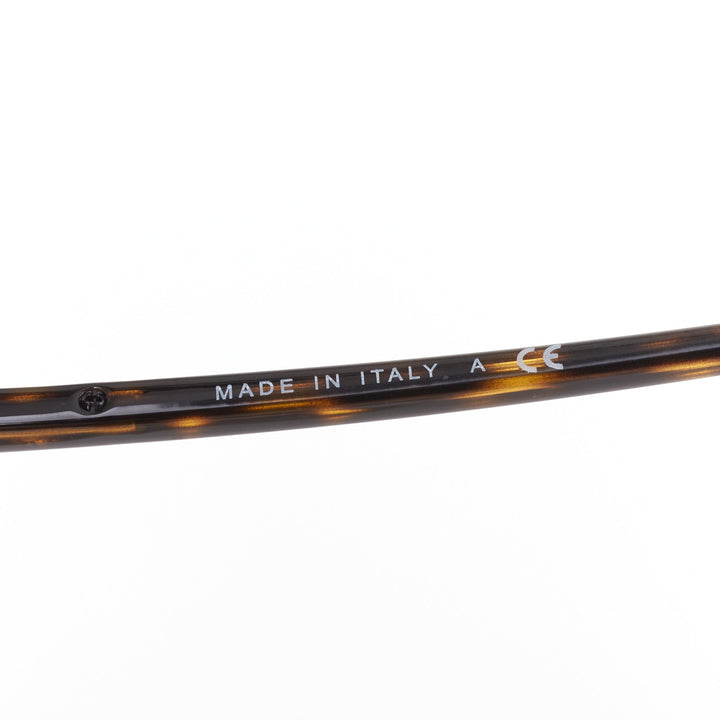 CHANEL 4226 gold-tone round mirrored lens resin temple sunglasses