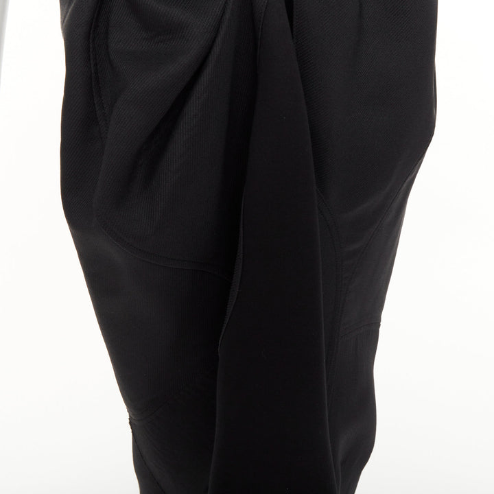 MAISON MARGIELA 2019 black deconstructed bustier strapless dress IT40 S