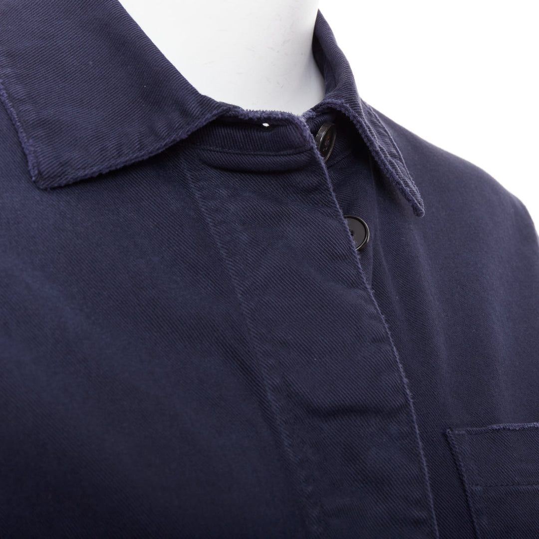 CHRISTIAN DIOR navy cotton CD bee cargo playsuit romper FR34 XS