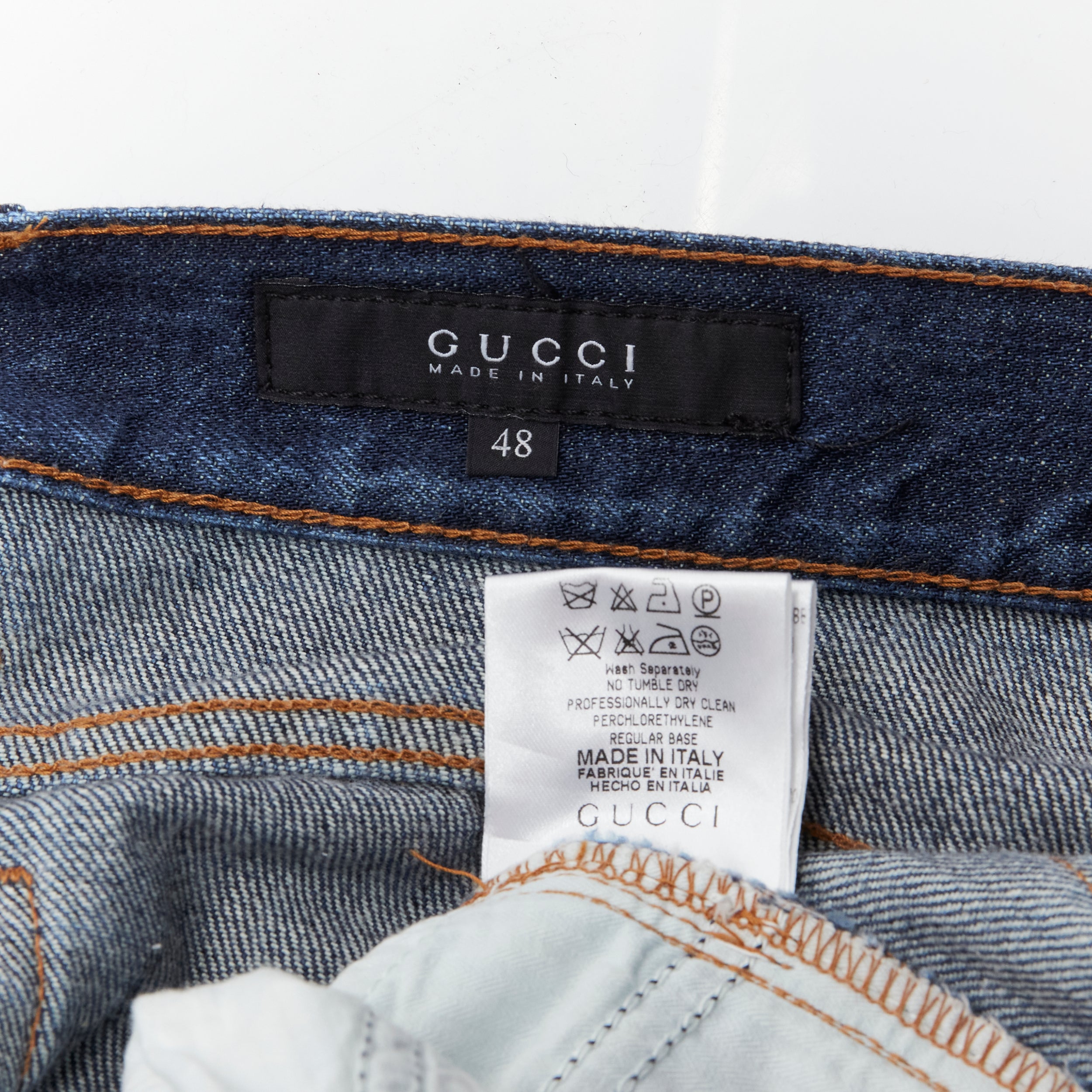 Gucci by Tom Ford - Blue Women Casual Pants | JHROP Preloved