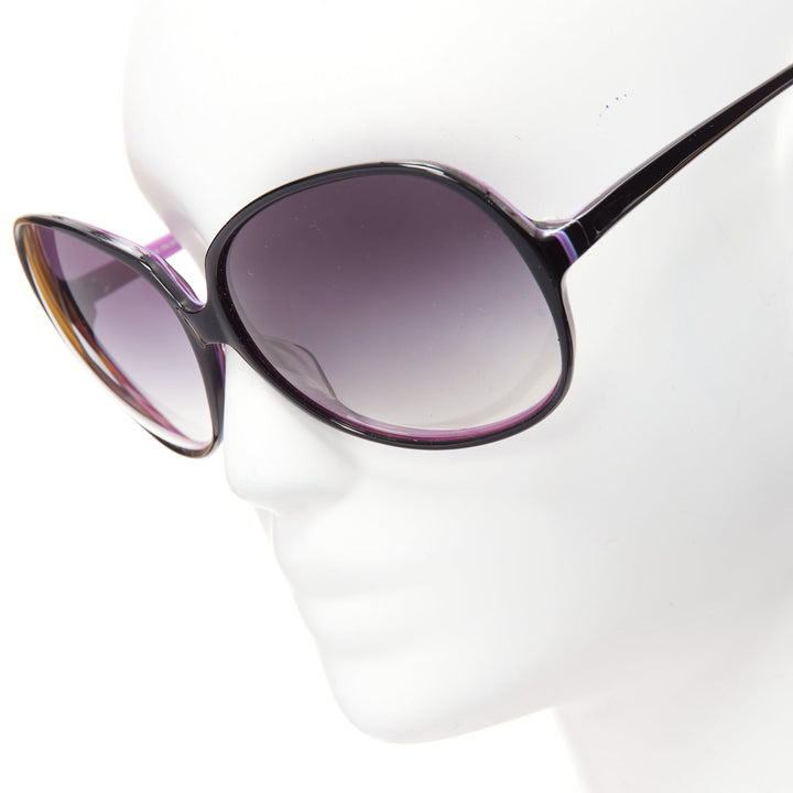 OLIVER PEOPLES ChelseaJ purple black ombre lens oversized sunglasses