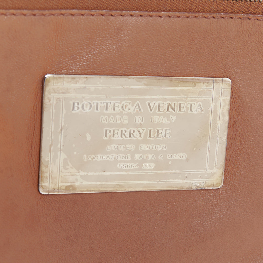 BOTTEGA VENETA Limited Edition Cabat Intrecciato yellow pink cream tote bag