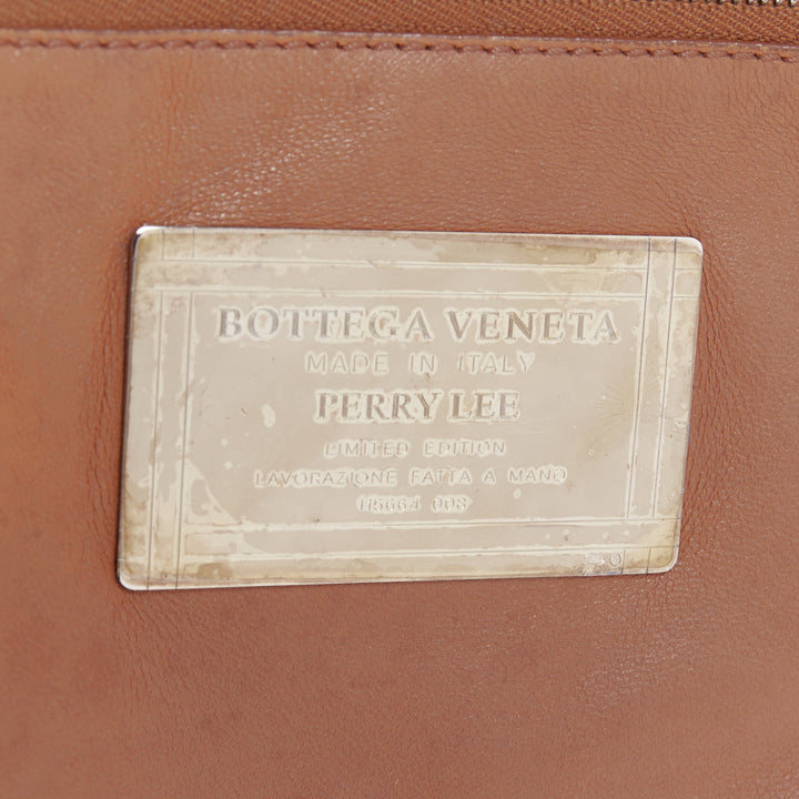 BOTTEGA VENETA Limited Edition Cabat Intrecciato yellow pink cream tote bag