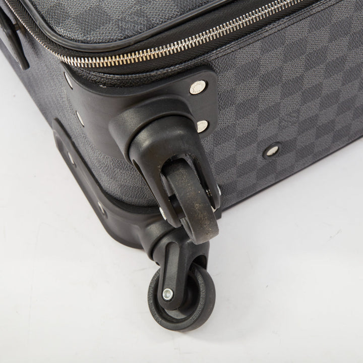 LOUIS VUITTON Damier Cobalt Pegase Legere Business 55 rolling travel luggage