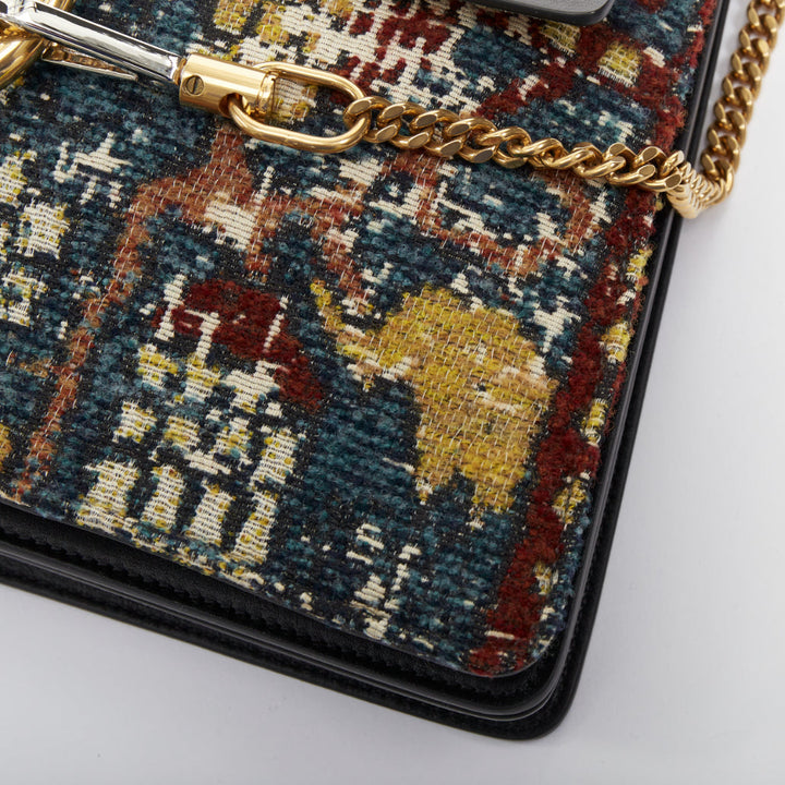 rare CHLOE 2016 Runway Faye Medium  multicolor tapestry leather  shoulder bag