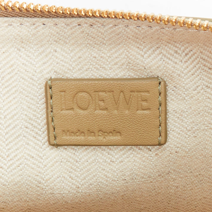 LOEWE Mini Hammock Hobo taupe soft leather anagram mini crossbody bag