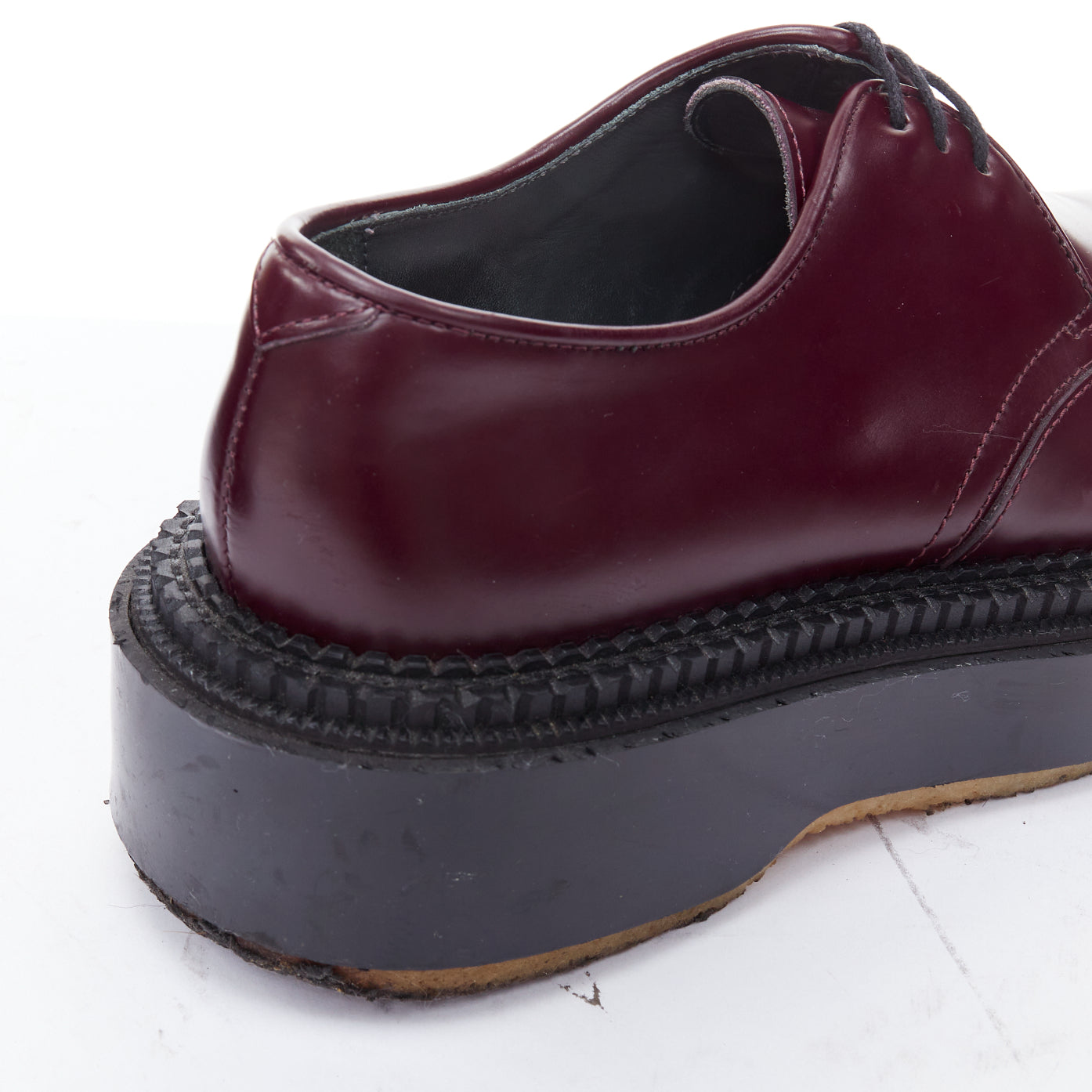 Undercover - Burgundy Women Work Shoes | JHROP Preloved Luxury