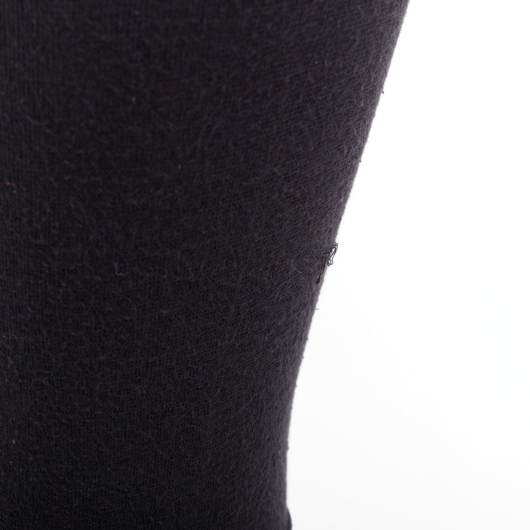 MASTERMIND JAPAN black  grey embroidered skull knit cropped legging IT38 XS