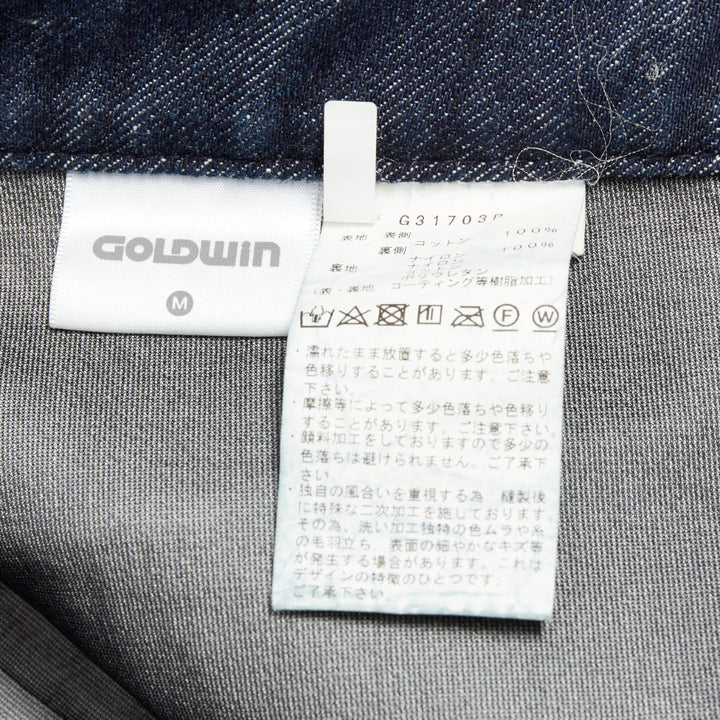 GOLDWIN GWS GORE-TEX waterproof indigo denim moto riding pants M