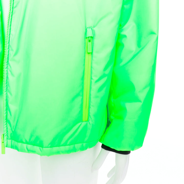 PRADA 2018 Linea Rossa Primaloft neon green puffer jacket S ASAP Rocky