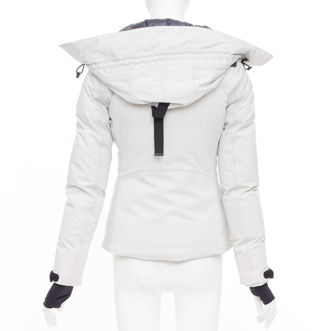 MONCLER GRENOBLE Reidberger Giubbotto grey down puffer ski jacket Sz 0 XS