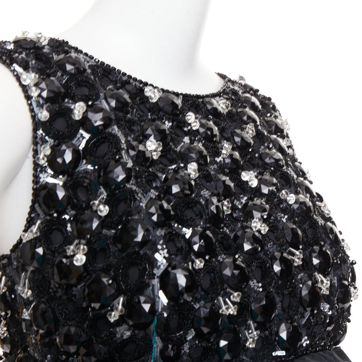 rare ALEXANDRE VAUTHIER COUTURE SS2025 Runway Lesage jewel embellished pouf gown