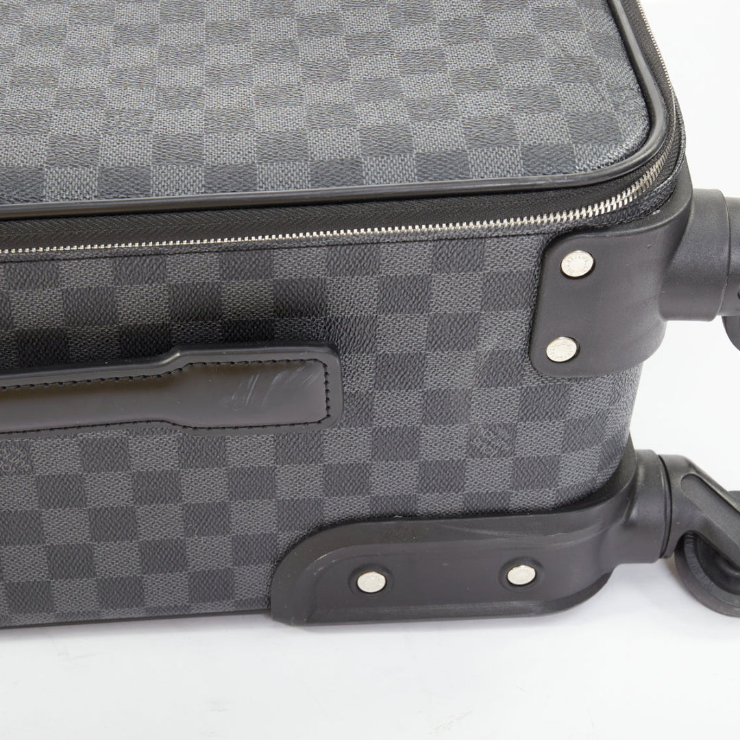 LOUIS VUITTON Damier Cobalt Pegase Legere Business 55 rolling travel luggage