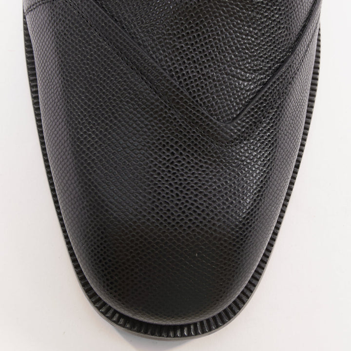 CHRISTIAN LOUBOUTIN Boabi black calf grain leather chelsea boot EU41.5 US8.5