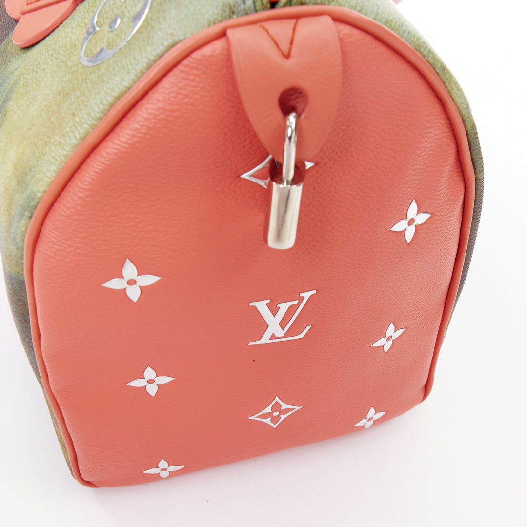 LOUIS VUITTON 2017 Jeff Koons Masters Da Vinci Mona Lisa Speedy 30 bag