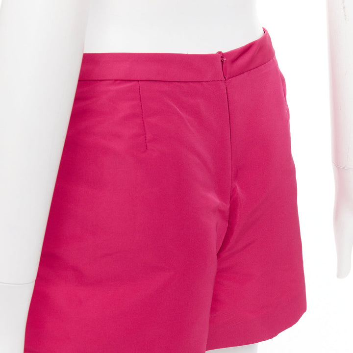 RED VALENTINO rose pink high waisted pleated mini skort skirt IT38 XS
