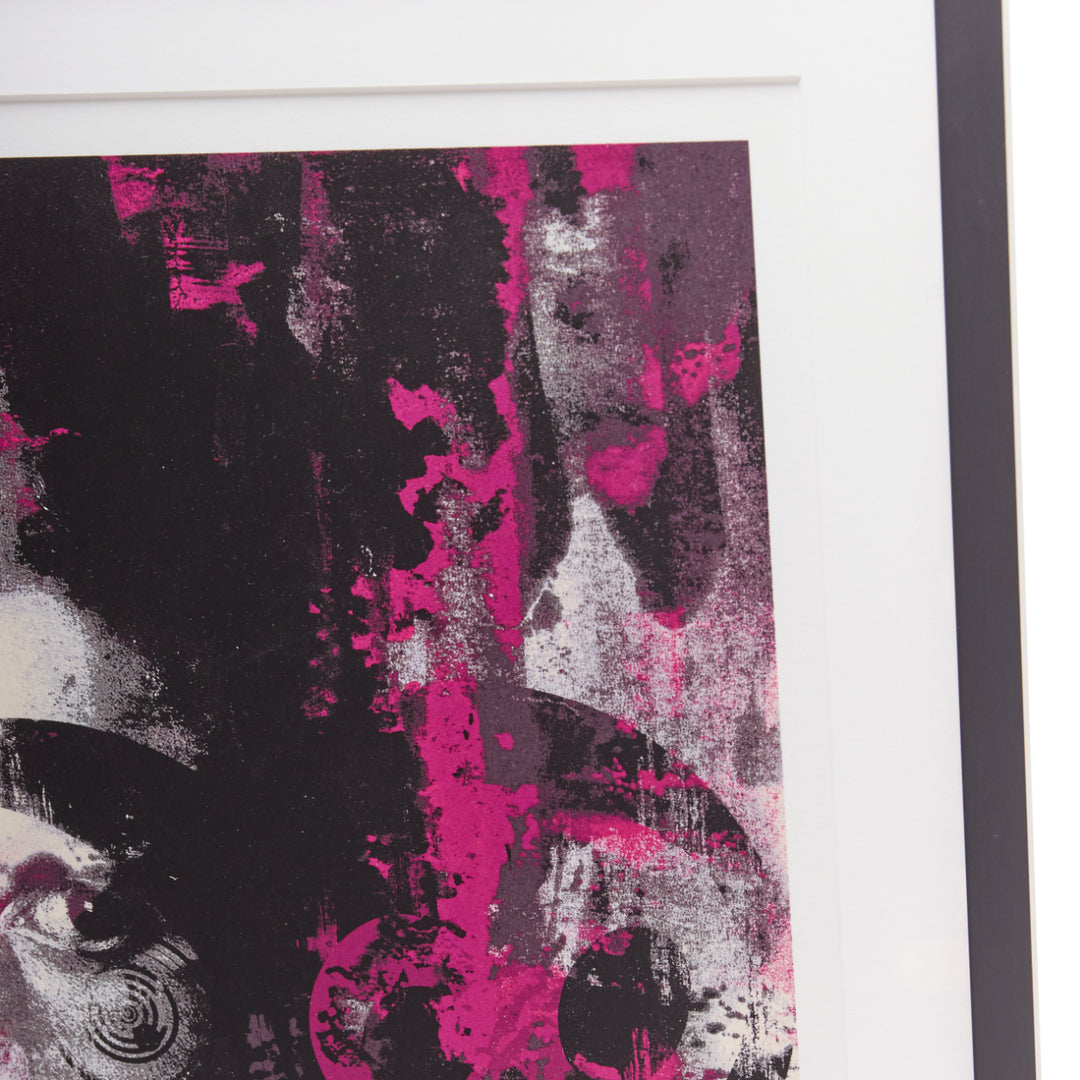 TAKASHI MURAKAMI VIRGIL ABLOH Glance Past The Future 2018 2/300 Black Framed