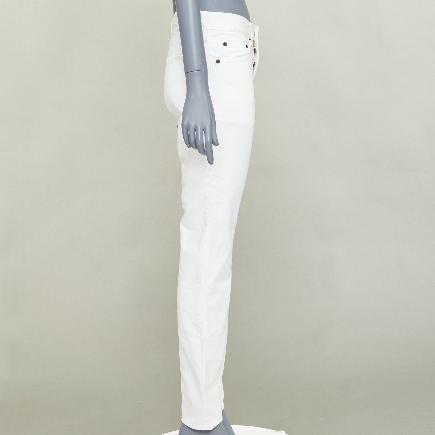 Saint Laurent by Anthony Vaccarello - Cream Women Casual Pants