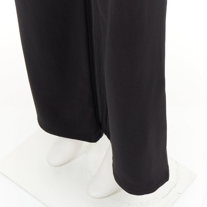 BALENCIAGA 2021 Demna high waist side zip flare knit jogger pants FR34 XS
