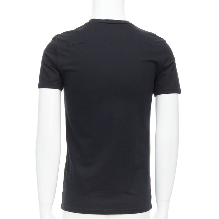 DIOR HOMME black bee sequin embellished crewneck tshirt XS