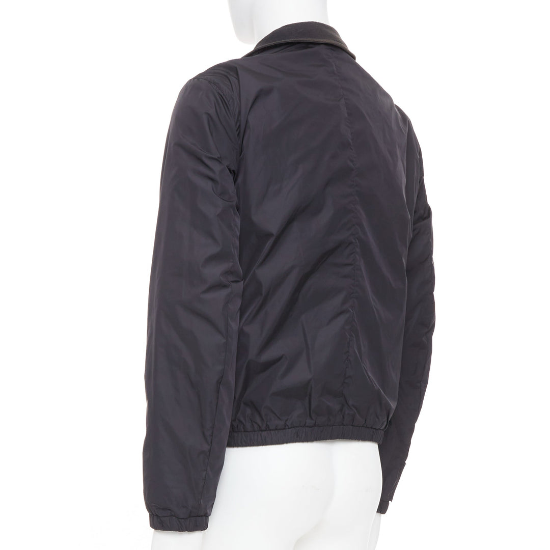 PRADA LINEA ROSSA 2006 reversible zip up tech nylon bomber jacket outer M IT48