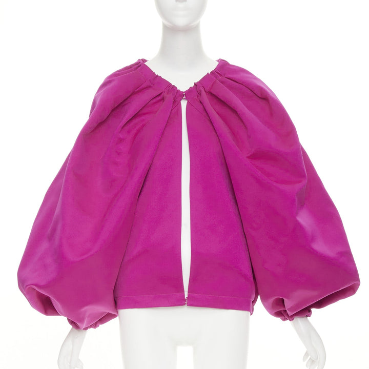 AZ FACTORY 2021 Switchwear Duchesse Balloon fuchsia pink satin jacket S