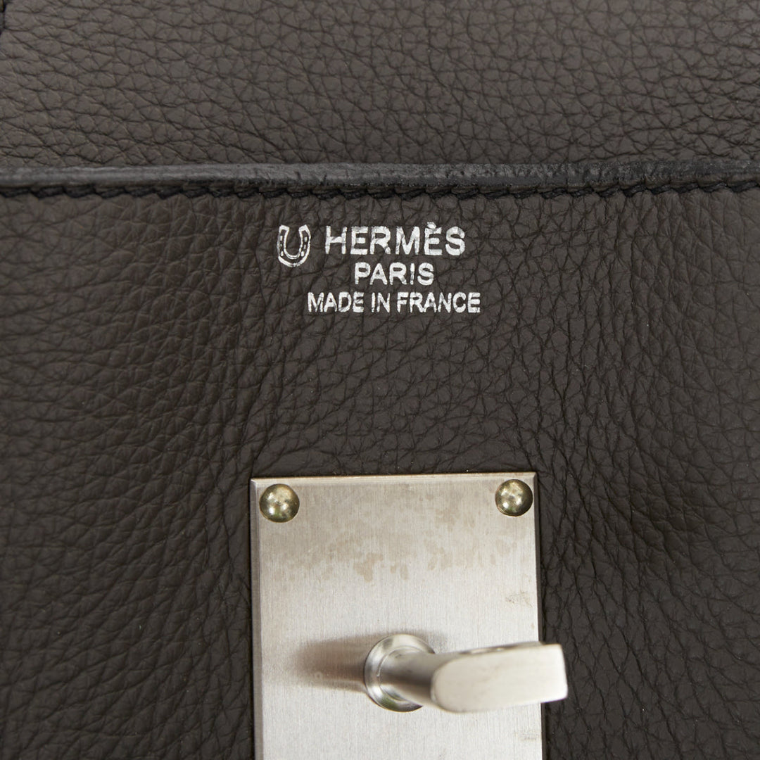 HERMES Special Order HSS JPG Birkin 42 Graphite matte palladium shoulder bag