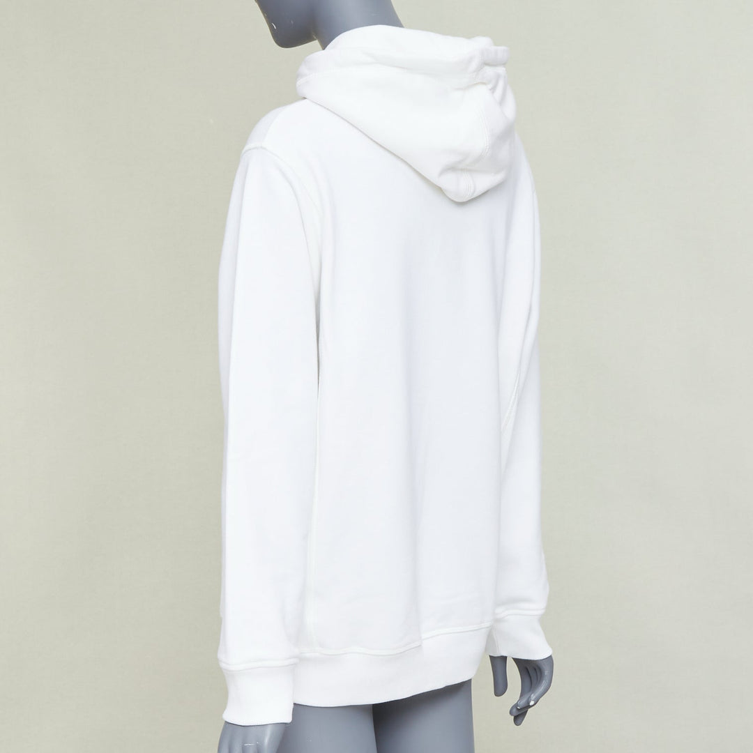 DIOR HOMME Shawn Stussy 2020 Runway Shock The World logo embroidered hoodie XXS