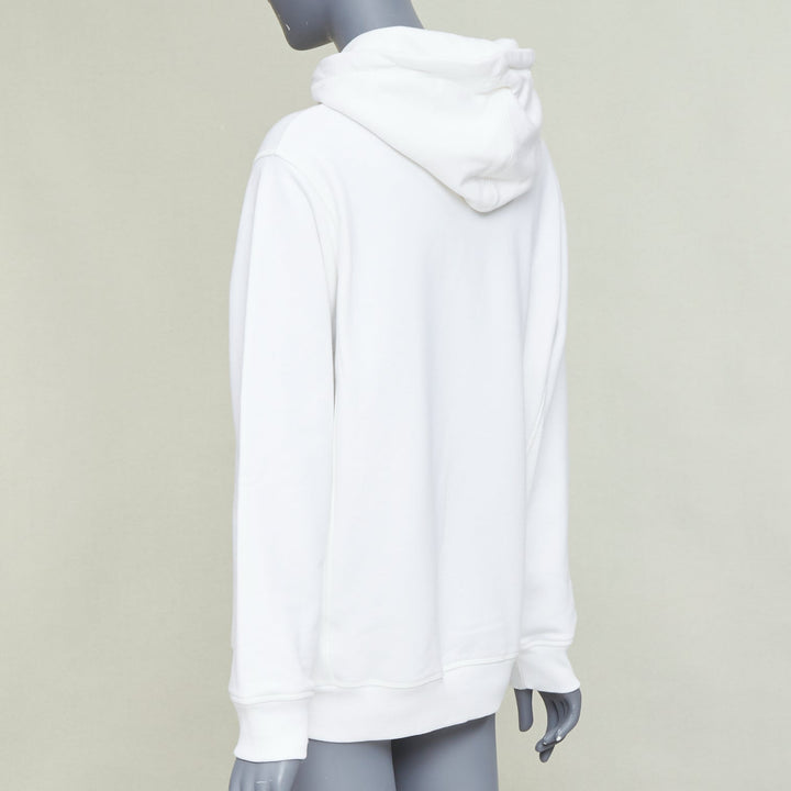 DIOR HOMME Shawn Stussy 2020 Runway Shock The World logo embroidered hoodie XXS