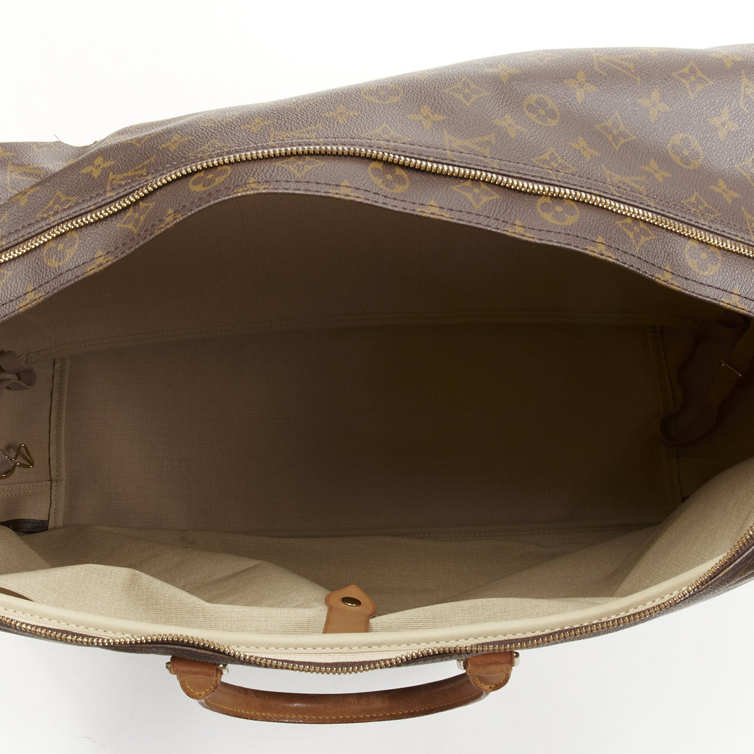 LOUIS VUITTON Sirius 70 brown LV monogram canvas large travel bag