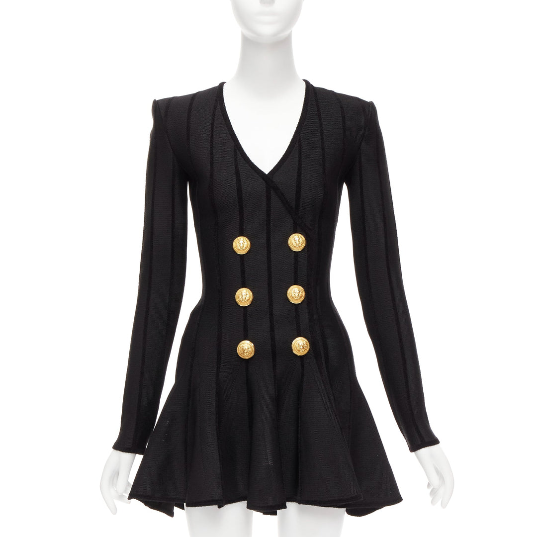 Balmain by Olivier Rousteing - Black Women Party/Cocktail Dress | JHROP Preloved Luxury Balmain by Olivier Rousteing - Black Women Party/Cocktail Dress | JHROP Preloved Luxury