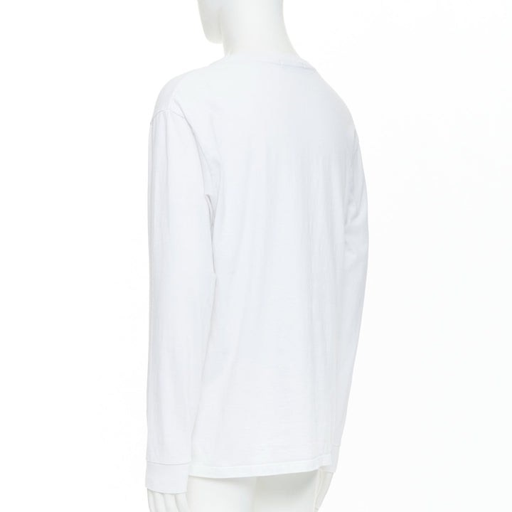 UNDERCOVER John My Favourite Things white cotton print long sleeve tee JP3 L