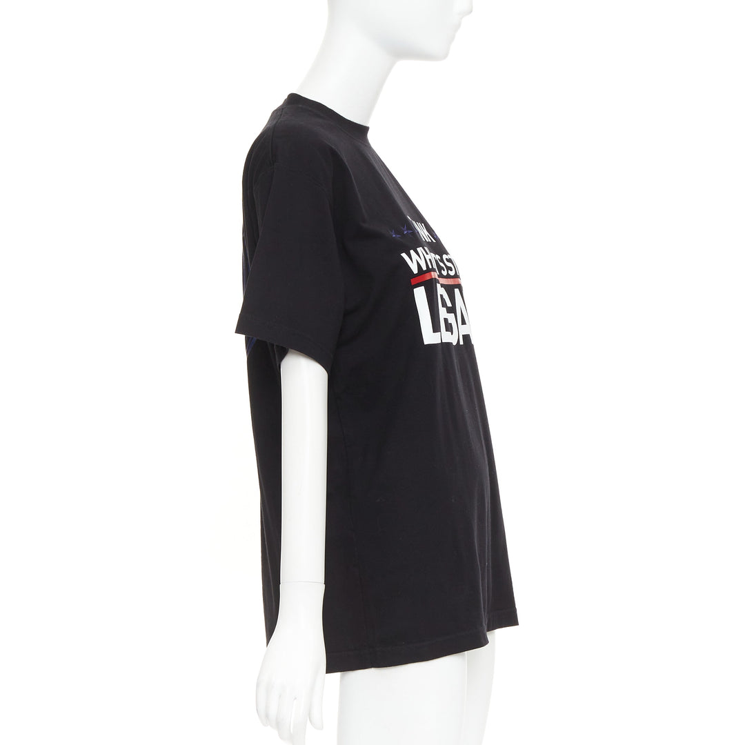VETEMENTS Limited Edition Global Intelligence Human Rights LEGAL  tshirt XS