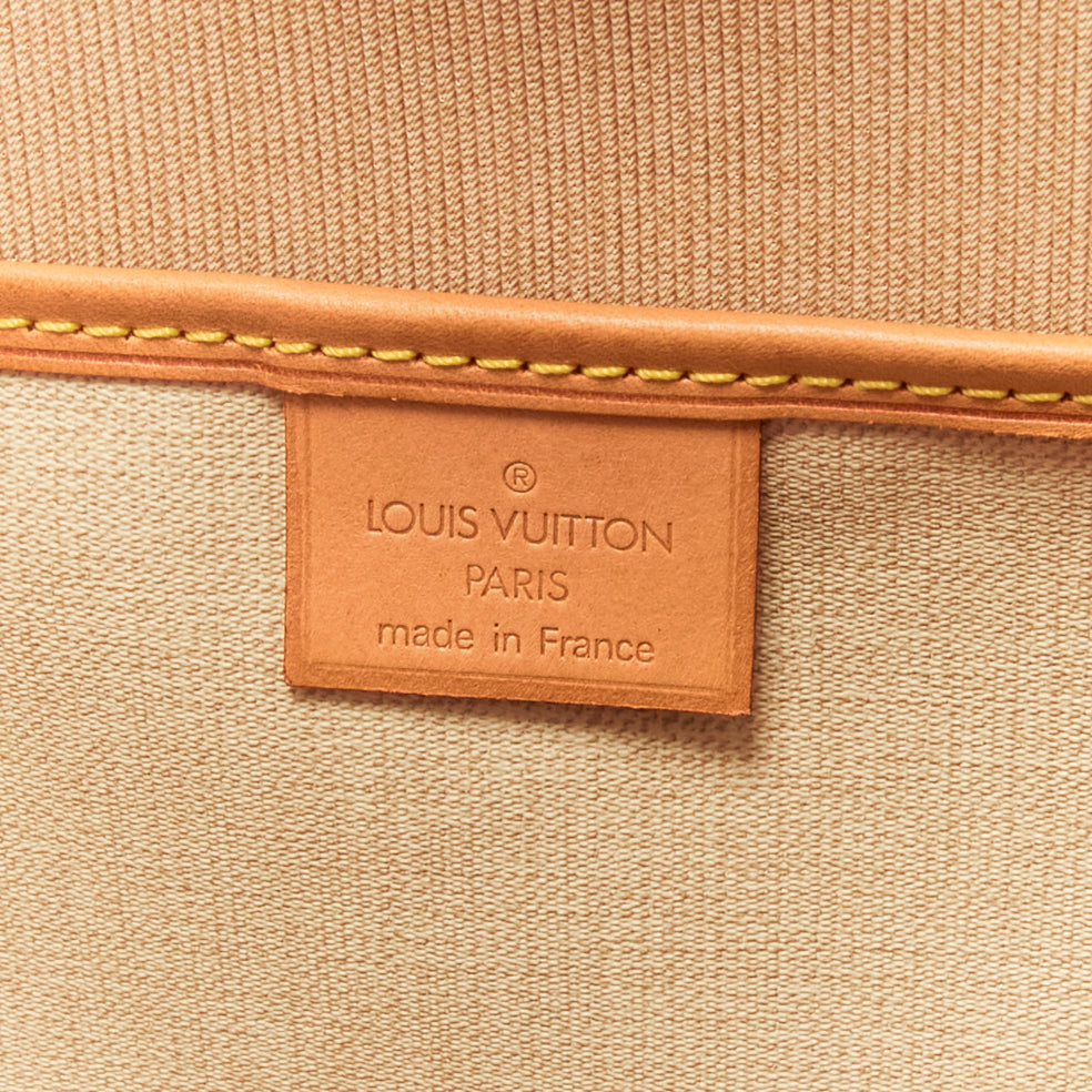 LOUIS VUITTON Vintage Excursion brown LV monogram long tote bag