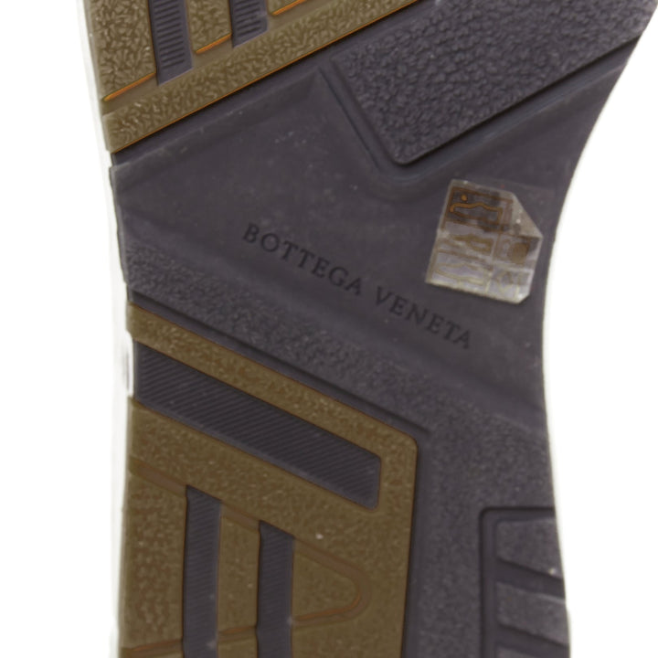 BOTTEGA VENETA 2020 Speedster white black mesh calfskin chunky sneakers EU42