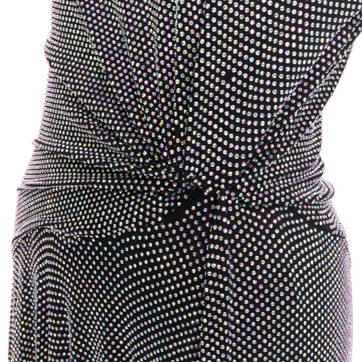 ALEXANDRE VAUTHIER COUTURE SS2021 Runway aurore boreale crystal strass dress