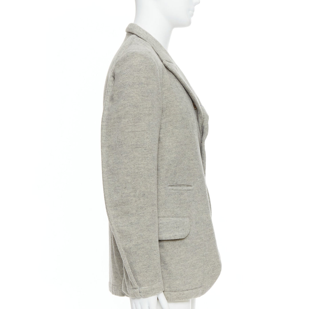 COMME DES GARCONS HOMME PLUS 2005 Evergreen grey wool blazer jacket M