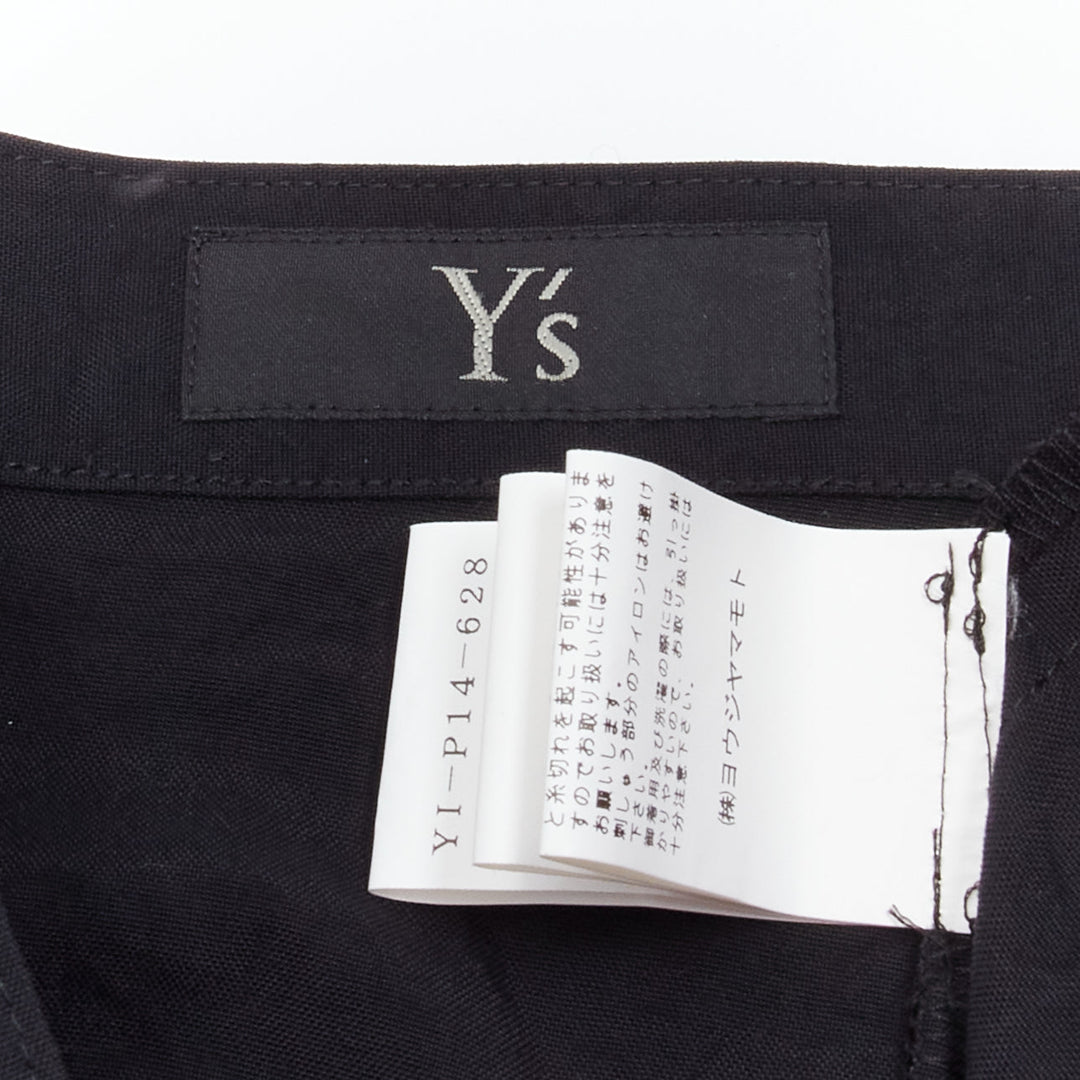 rare Y'S YOHJI YAMAMOTO red white hand stitched asymmetric harem pants JP2 M