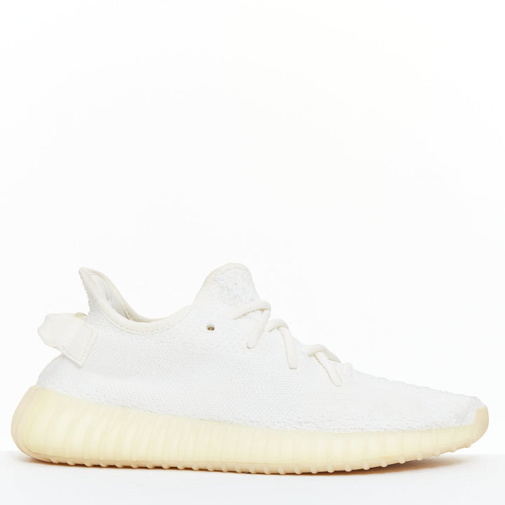 YEEZY ADIDAS Kanye West Boost 350 V2 white knit fabric dad sneakers EU40