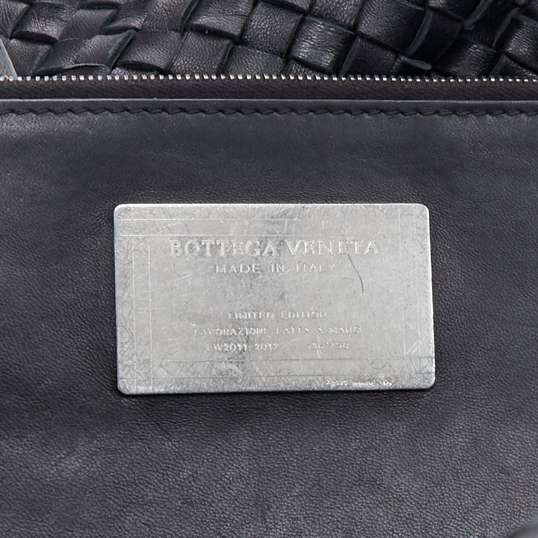 BOTTEGA VENETA 2012 Limited Edition Cabat black intrecciato tote bag